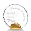 Maplin Amber Circle Crystal Award