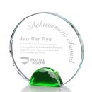 Maplin Green  Circle Crystal Award