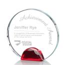 Maplin Red Circle Crystal Award