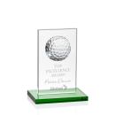 Sarnia Golf Green Rectangle Crystal Award