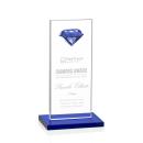 Bayview Gemstone Sapphire  Obelisk Crystal Award
