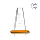 Imperial Amber Obelisk Crystal Award