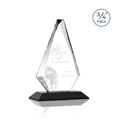 Corporate Awards - Windsor Black Diamond Crystal Award