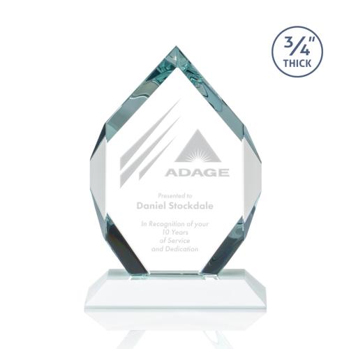 Corporate Awards - Royal Diamond White Crystal Award