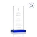 Arizona Blue Rectangle Crystal Award