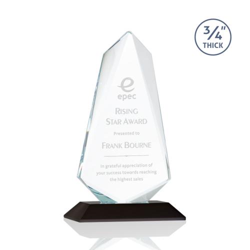 Corporate Awards - Crystal Awards - Sheridan Black Abstract / Misc Crystal Award