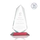 Sheridan Red Abstract / Misc Crystal Award