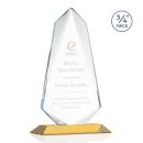 Sheridan Amber Arch & Crescent Crystal Award