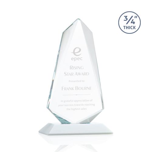Corporate Awards - Sheridan White Abstract / Misc Crystal Award