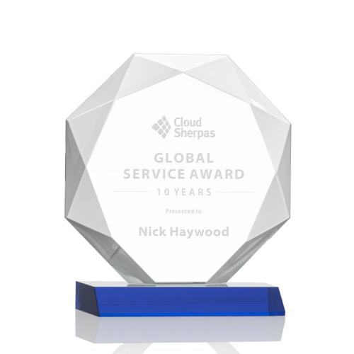 Corporate Awards - Kitchener Blue  Crystal Award