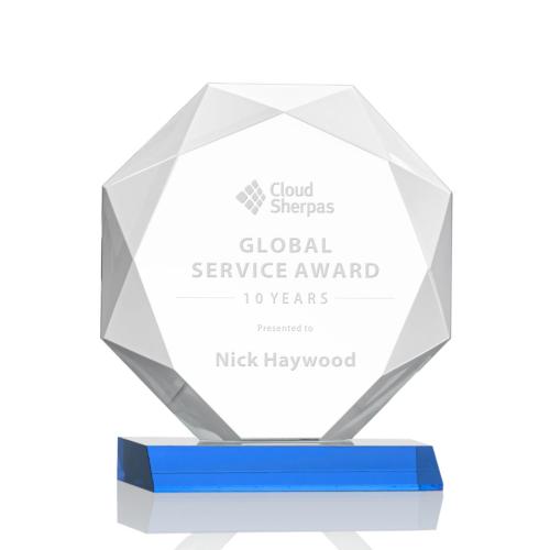 Corporate Awards - Kitchener Sky Blue Crystal Award