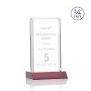 Southport Red Rectangle Crystal Award