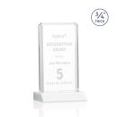 Southport White  Rectangle Crystal Award