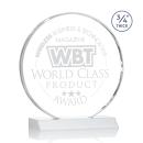 Blackpool White Circle Crystal Award