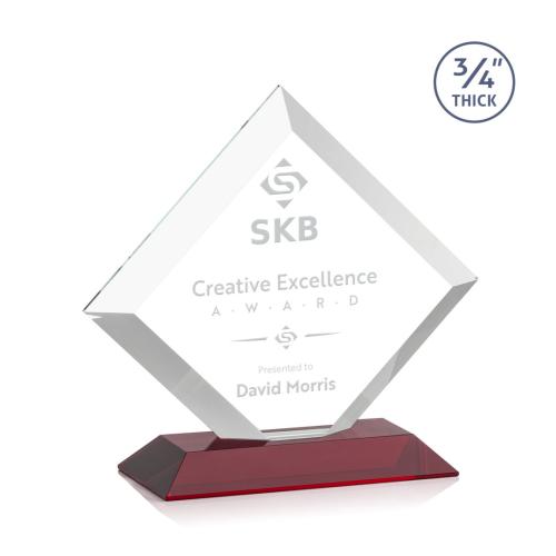 Corporate Awards - Belaire Red Diamond Crystal Award