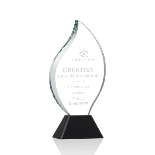 Corporate Awards - Norina Black Flame Crystal Award