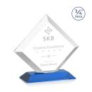 Belaire Sky Blue Diamond Crystal Award