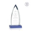 Shildon Blue Arch & Crescent Crystal Award