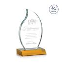 Croydon Amber Flame Crystal Award