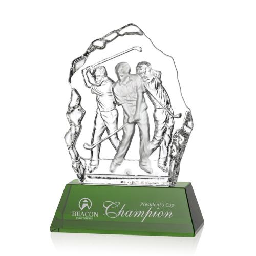 Corporate Awards - Fergus Golf Green People Crystal Award