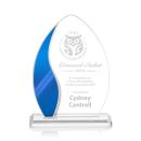 Sherborne Blue Arch & Crescent Crystal Award