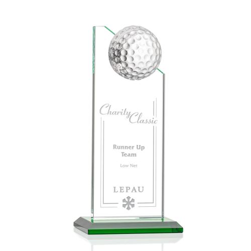 Corporate Awards - Ashfield Golf Green Peak Crystal Award