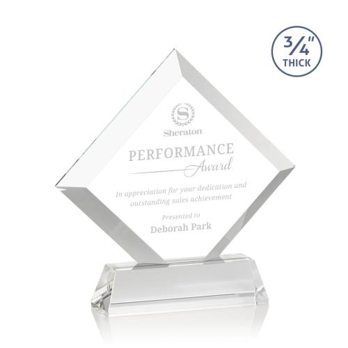 Corporate Awards - Belaire Starfire on Newhaven Diamond Crystal Award