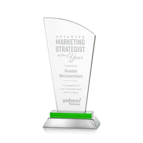 Corporate Awards - Hansen Green Peak Crystal Award