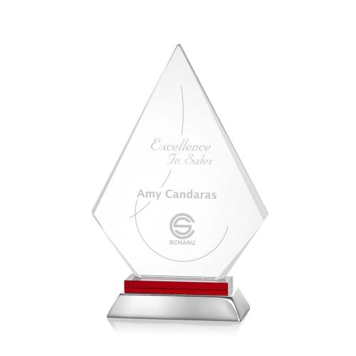 Corporate Awards - Valhalla Red Diamond Crystal Award