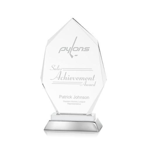 Corporate Awards - Nebraska White Arch & Crescent Crystal Award