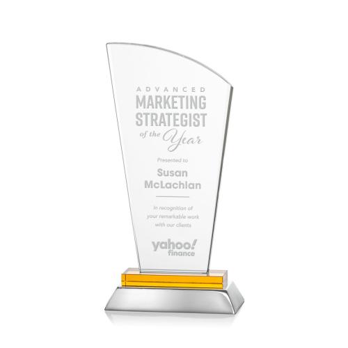 Corporate Awards - Hansen Amber Peak Crystal Award