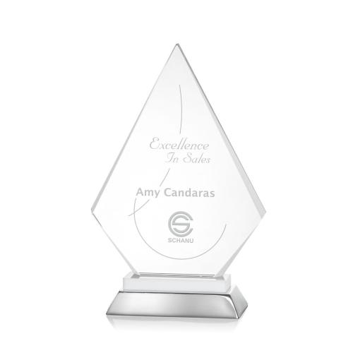 Corporate Awards - Valhalla White Diamond Crystal Award