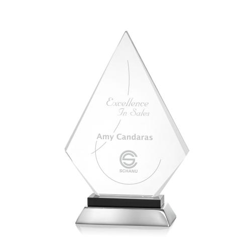 Corporate Awards - Valhalla Black Diamond Crystal Award