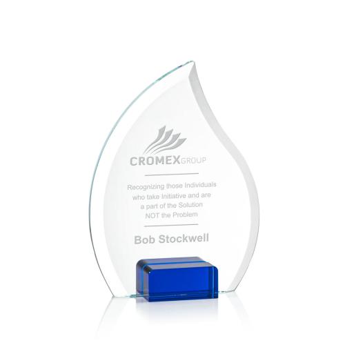 Corporate Awards - Romy Blue Flame Crystal Award