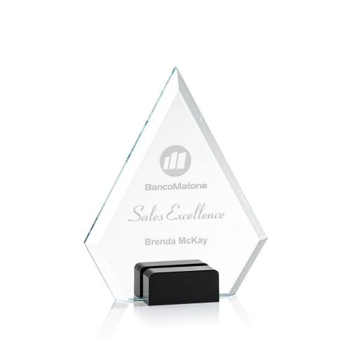 Corporate Awards - Charlotte Black Diamond Crystal Award