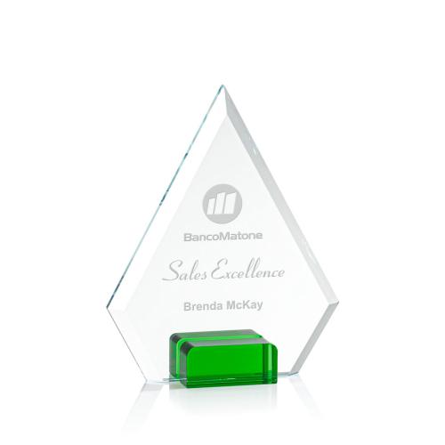 Corporate Awards - Charlotte Green Diamond Crystal Award