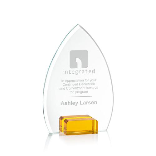 Corporate Awards - Aylin Amber Arch & Crescent Crystal Award