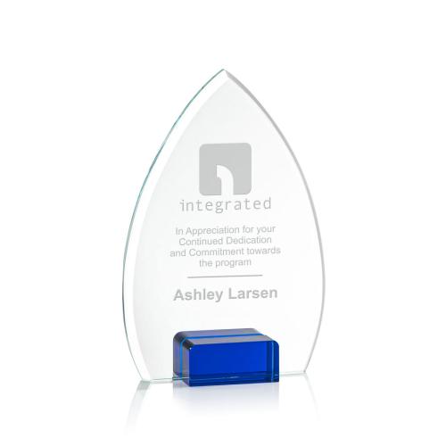 Corporate Awards - Aylin Blue Arch & Crescent Crystal Award