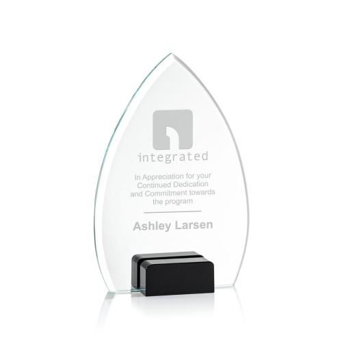 Corporate Awards - Aylin Black Arch & Crescent Crystal Award