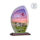 Wichita Full Color Albion Flame Crystal Award
