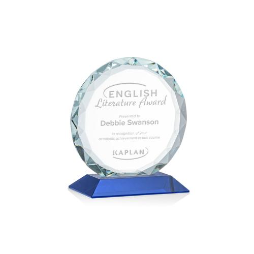 Corporate Awards - Centura Blue Circle Crystal Award