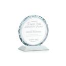 Centura White Circle Crystal Award