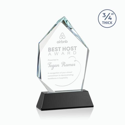 Corporate Awards - Deerhurst Black on Newhaven Peak Crystal Award