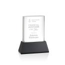 Merit Black on Base Rectangle Crystal Award