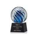 Genista Black on Robson Base Spheres Glass Award
