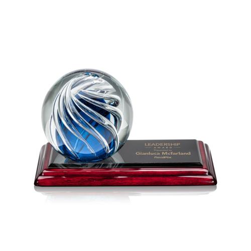 Corporate Awards - Rosewood Awards - Genista Spheres on Albion™ Base Glass Award