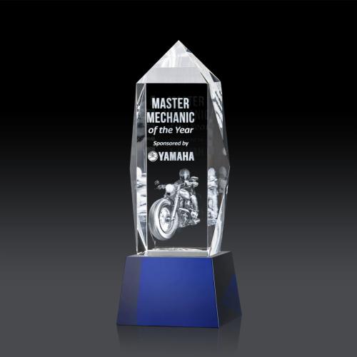 Corporate Awards - Bloomington on Base 3D - Blue