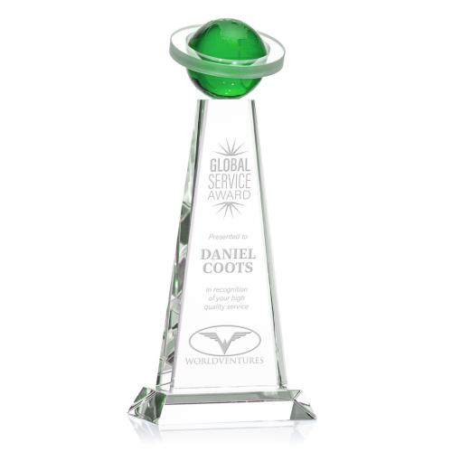 Corporate Awards - Virago Globe Spheres Crystal Award