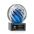 Genista Black on Hancock Base Spheres Glass Award