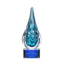 Worchester Blue on Paragon Base Glass Award